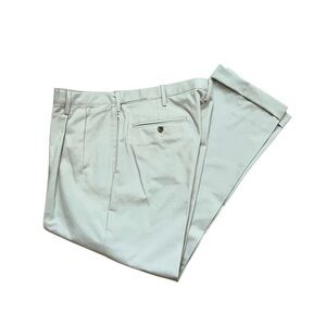 Lands' End Cream Chinos with Traditional Fit